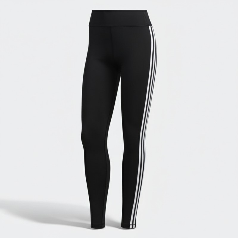 Adidas Three Stripe Performance Leggings Black