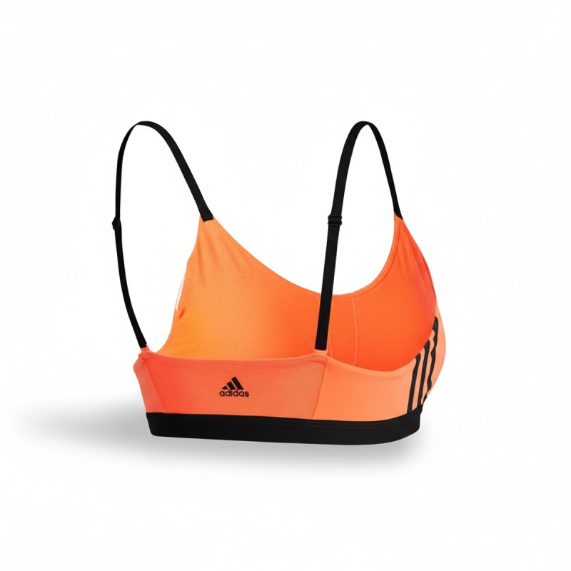 Adidas 3-Stripes Performance Sports Bra Orange