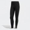 Adidas Side Stripe Athletic Leggings Black White