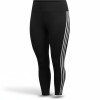 Adidas Three Stripe High Waist Leggings Black