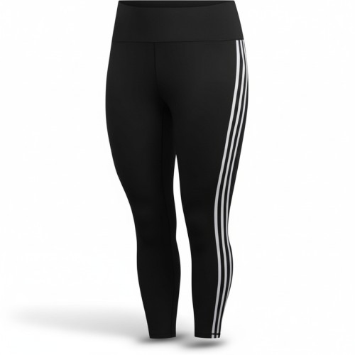 Adidas Three Stripe High Waist Leggings Black