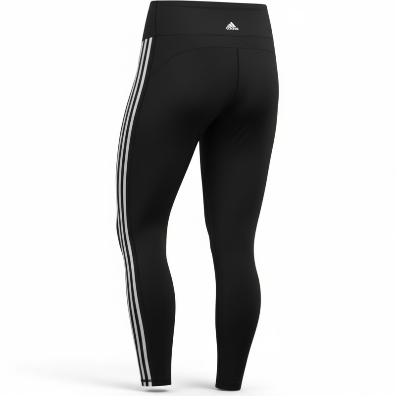 Adidas Three Stripe High Waist Leggings Black