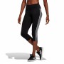 Adidas Three-Stripe Capri Leggings Black
