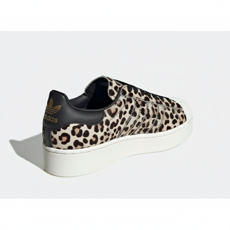 Adidas Superstar Bold Leopard Platform Sneakers