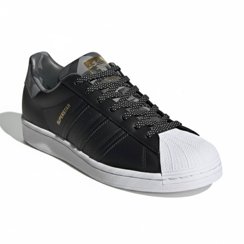 Adidas Superstar Black Shell Toe Sneakers