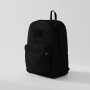 Classic Black Canvas Backpack