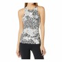 Adidas TruePur Leopard Print Tank Top White Black