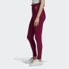 Adidas Originals Ruffled High-Waist Leggings Burgundy