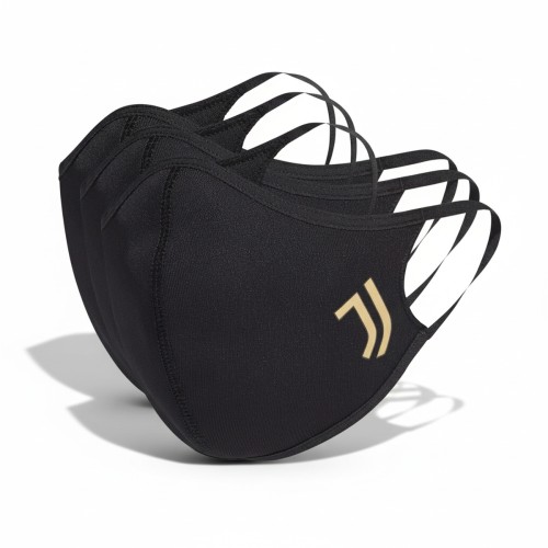 Adidas Face Cover Mask Black Gold
