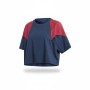 Adidas Colorblock Crop T-Shirt Navy