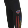 Adidas Rainbow Stripe Athletic Jumpsuit Black