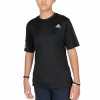 Adidas Club 3-Stripes Boys Tee Black