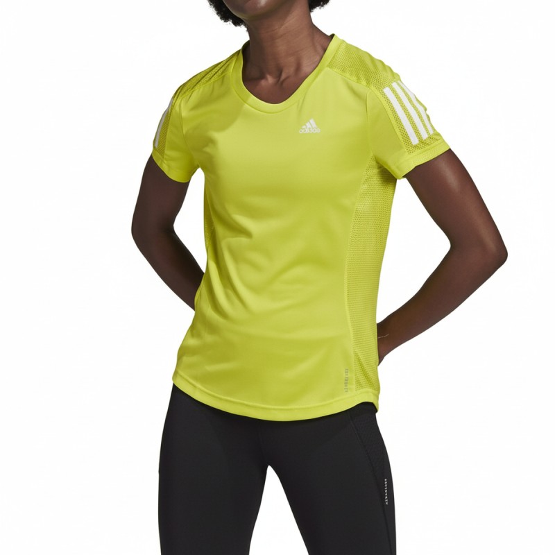 Adidas Own The Run Performance Tee Yellow