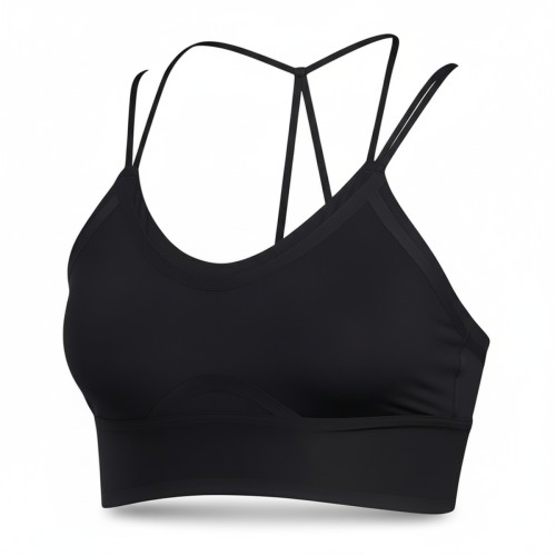 Adidas Strappy Yoga Sports Bra Black