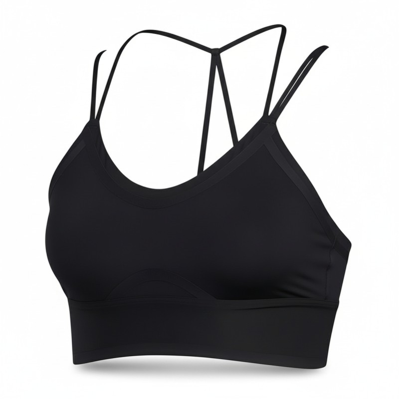 Adidas Strappy Yoga Sports Bra Black