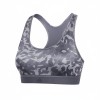 Adidas Grey Camo Medium Support Sports Bra