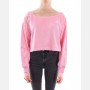 Adidas Pink Velour Crewneck Sweatshirt