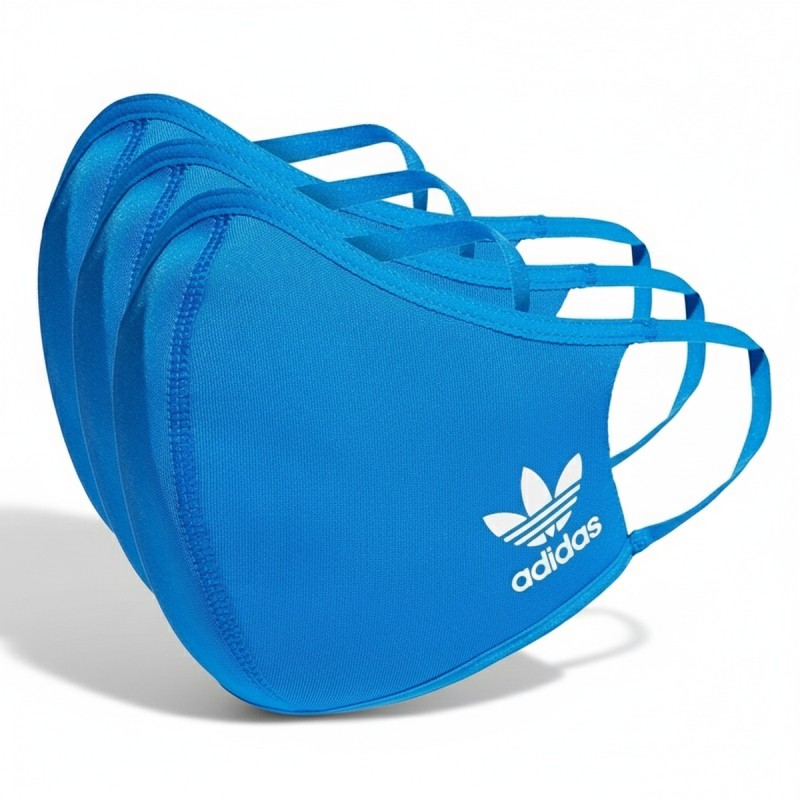 Adidas Originals Trefoil Face Masks Blue