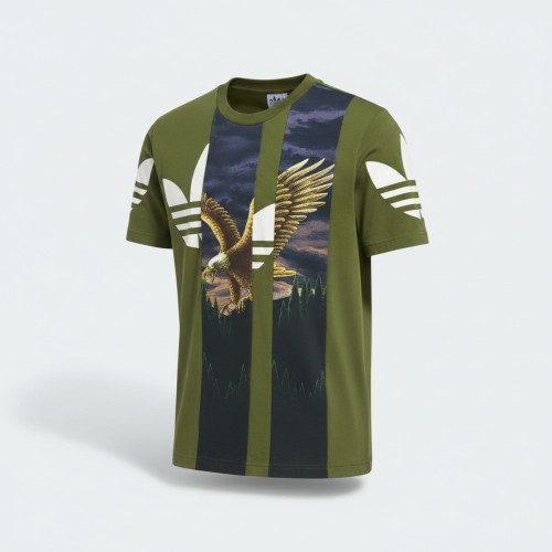 Adidas Eagle Wilderness Graphic Tee Olive