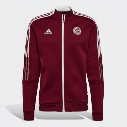 Adidas Bayern Munich Anthem Track Jacket Red