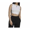 Adidas Originals Crop Tank Top White