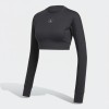 Adidas aSMC Cropped Long Sleeve Top Black