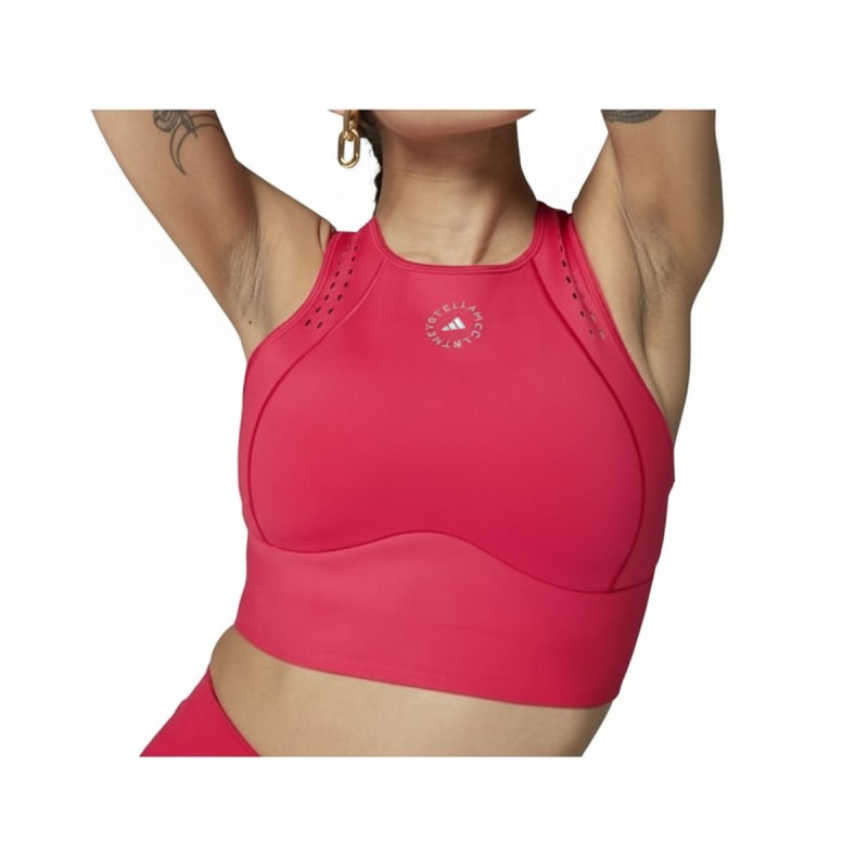 Adidas TruePur Racerback Crop Top Pink