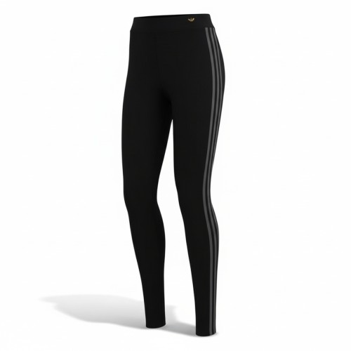Adidas Three-Stripe Athletic Leggings Black