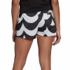 Adidas Wave Print Athletic Shorts Black White