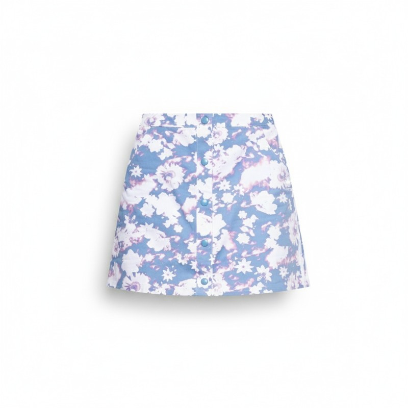 Adidas Floral Print Mini Skirt Multicolour