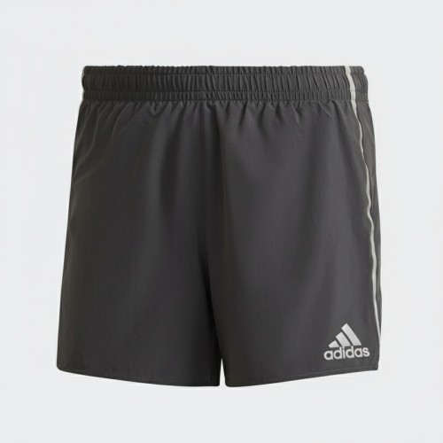 Adidas Saturday Split Running Shorts Grey