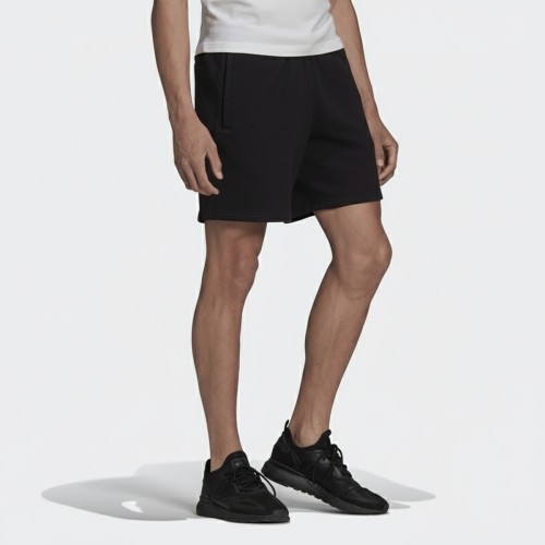 Adidas Cotton Blend Athletic Shorts Black