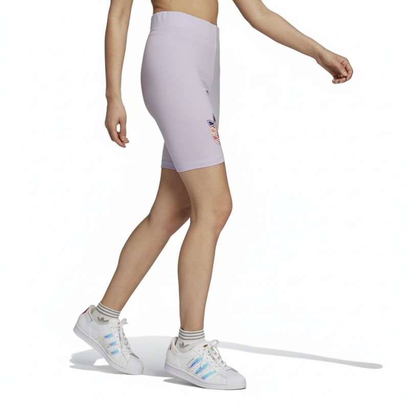 Adidas Originals Logo Cycling Shorts Purple