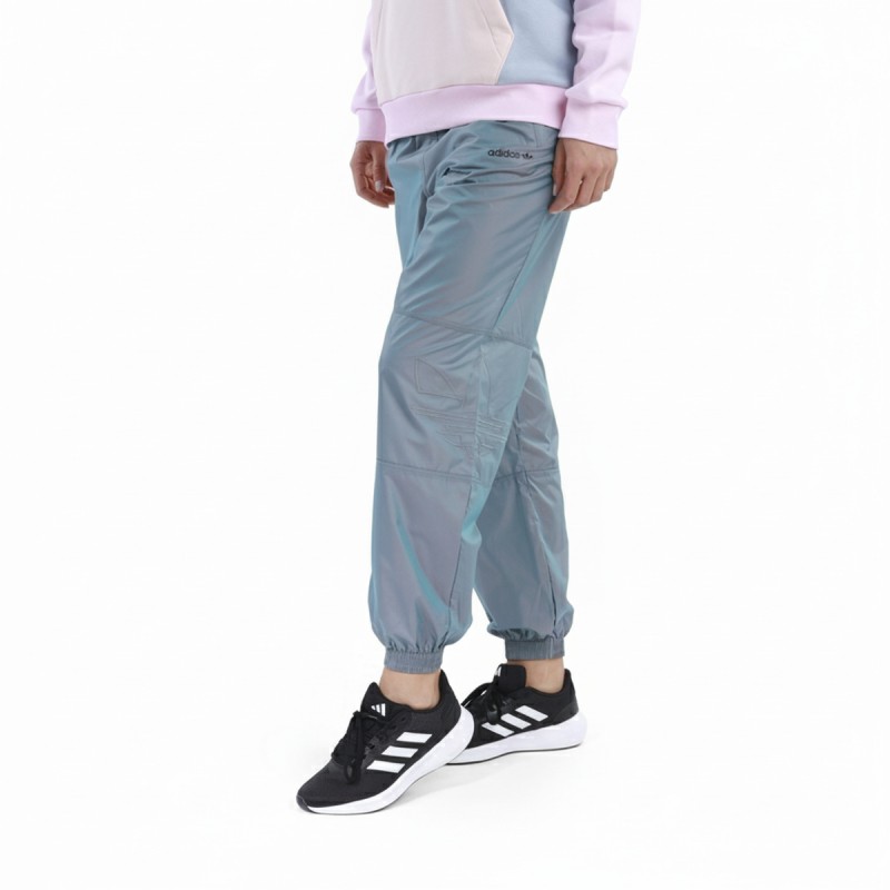 Adidas Recycled Nylon Track Pants Blue-Grey