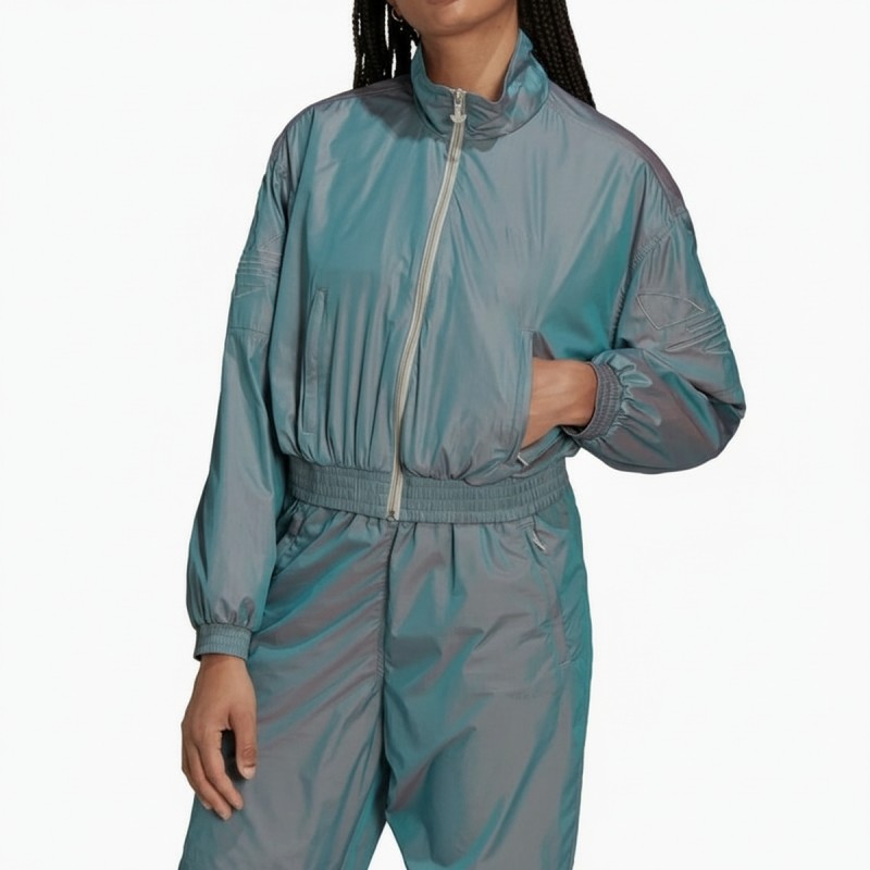 Adidas Iridescent Tracksuit Set Teal