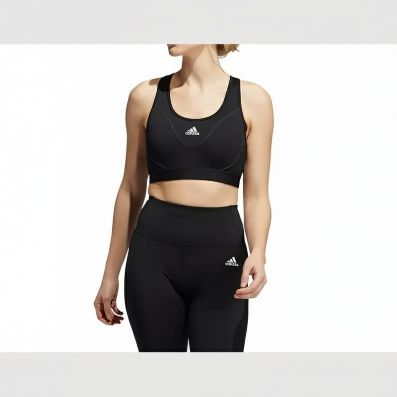 Adidas Reflective Sports Bra Black