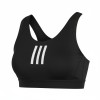 Adidas Three Stripe Workout Bra Black