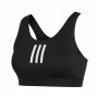 Adidas Three Stripe Workout Bra Black