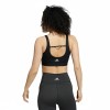 Adidas Three Stripe Workout Bra Black