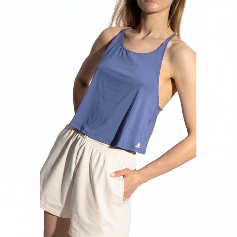 Adidas Yoga Strappy Tank Top Purple