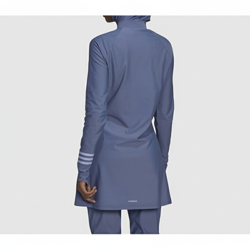 Adidas Performance Half-Zip Tunic Dress Blue