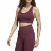 Adidas Studio Seamless Sports Bra Violet
