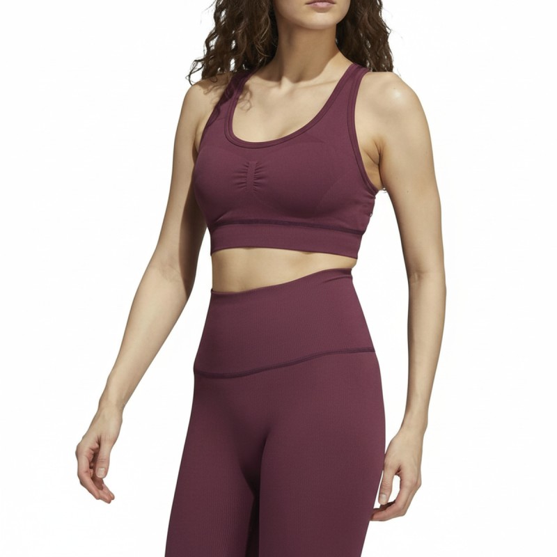 Adidas Studio Seamless Sports Bra Violet