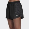 Adidas Black Ruched Athletic Shorts