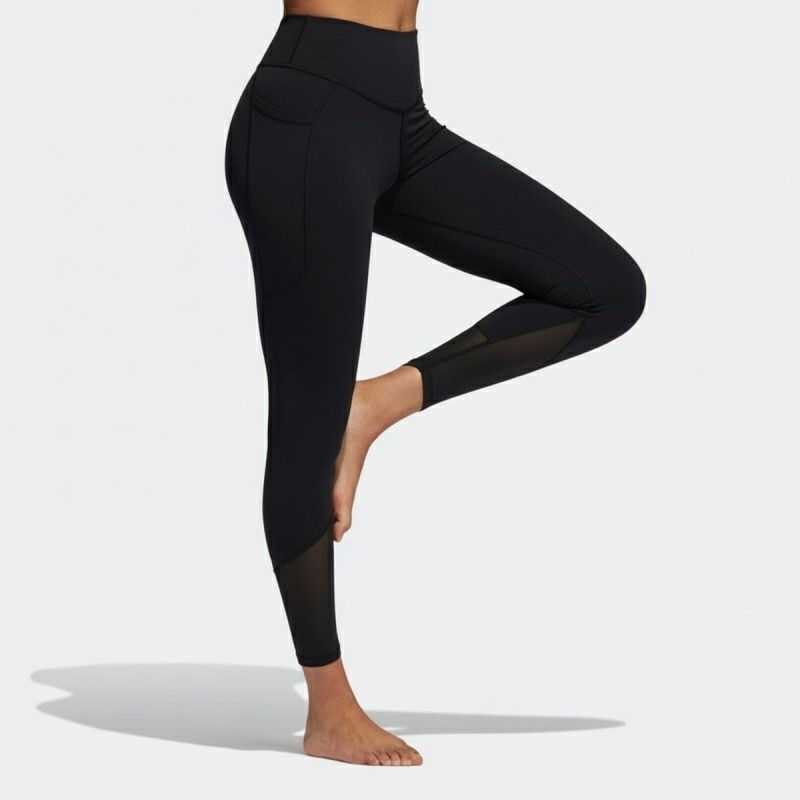 Adidas Yoga High-Waisted Black Leggings
