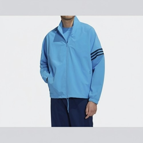 Adidas Track Stripes Wind Jacket Blue