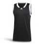 Adidas Icon Squad Basketball Tank Black White