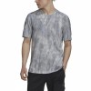 Adidas Spray Dye Athletic T-Shirt Silver