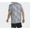 Adidas Spray Dye Athletic T-Shirt Silver