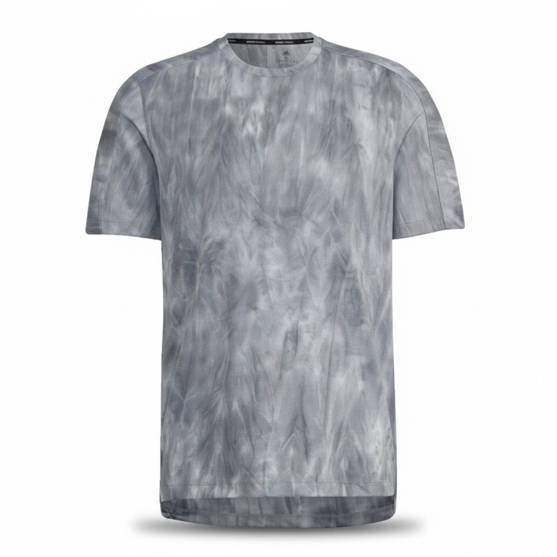 Adidas Spray Dye Athletic T-Shirt Silver